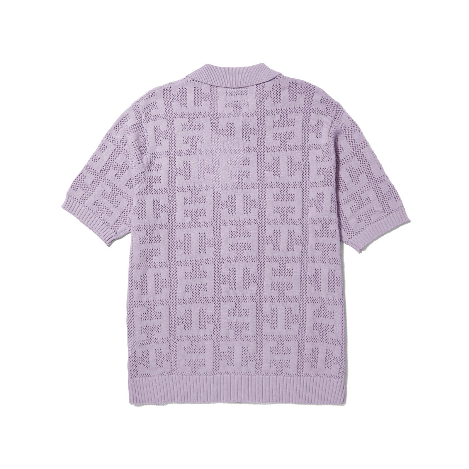 huf maglie Monogram Jacquard Zip Sweater