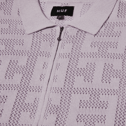 huf Monogram Jacquard Zip Sweater foto 3