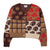 maglie huf NATURE PATCHWORK CARDIGAN - BROWN