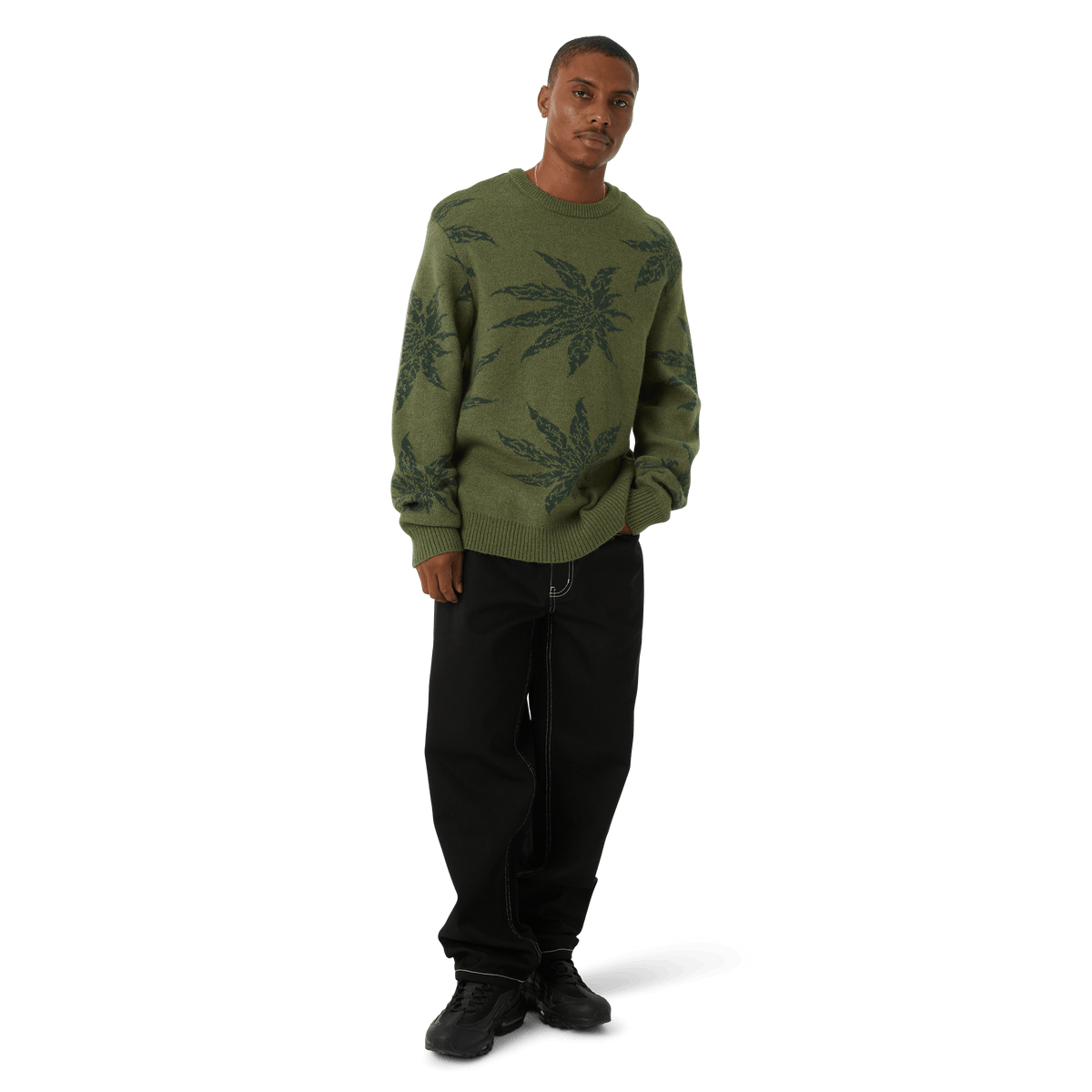 huf maglie TRIBAL CREWNECK SWEATER