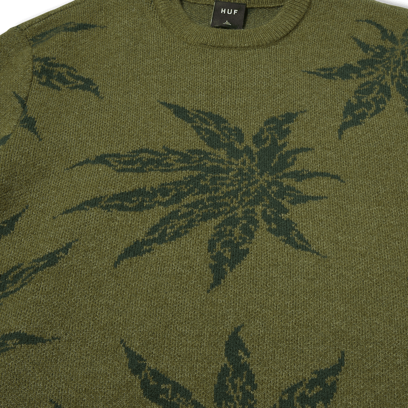 huf maglie TRIBAL CREWNECK SWEATER