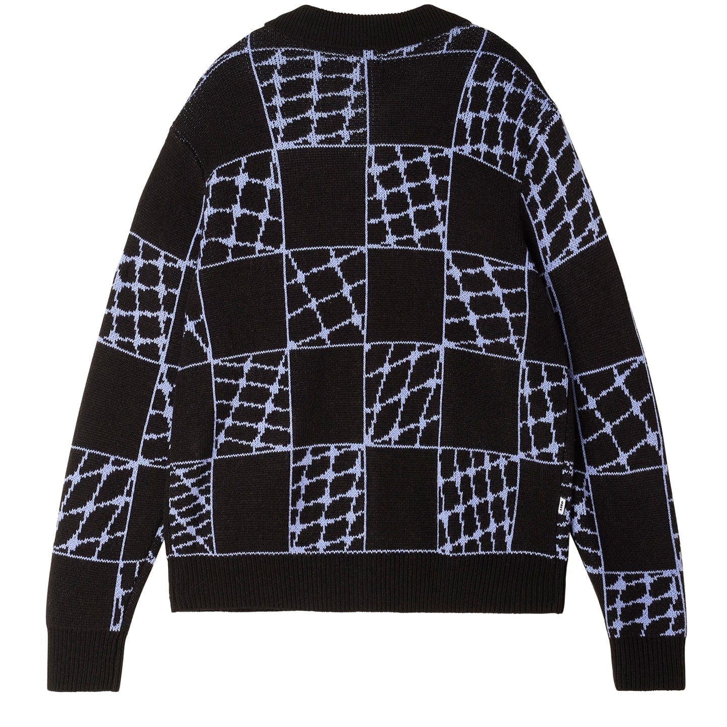 Obey | maglie DRYDEN CARDIGAN - BLACK MULTI