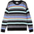 maglie obey EDGE CREW SWEATER - PEWTER MULTI