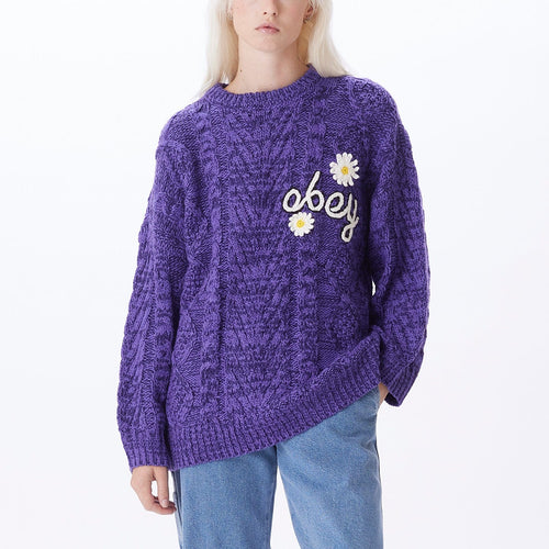 maglie obey OBEY FLORA SWEATER