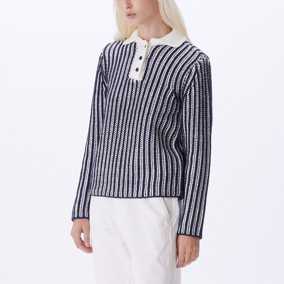 obey maglie OBEY SYLVIE POLO SWEATER