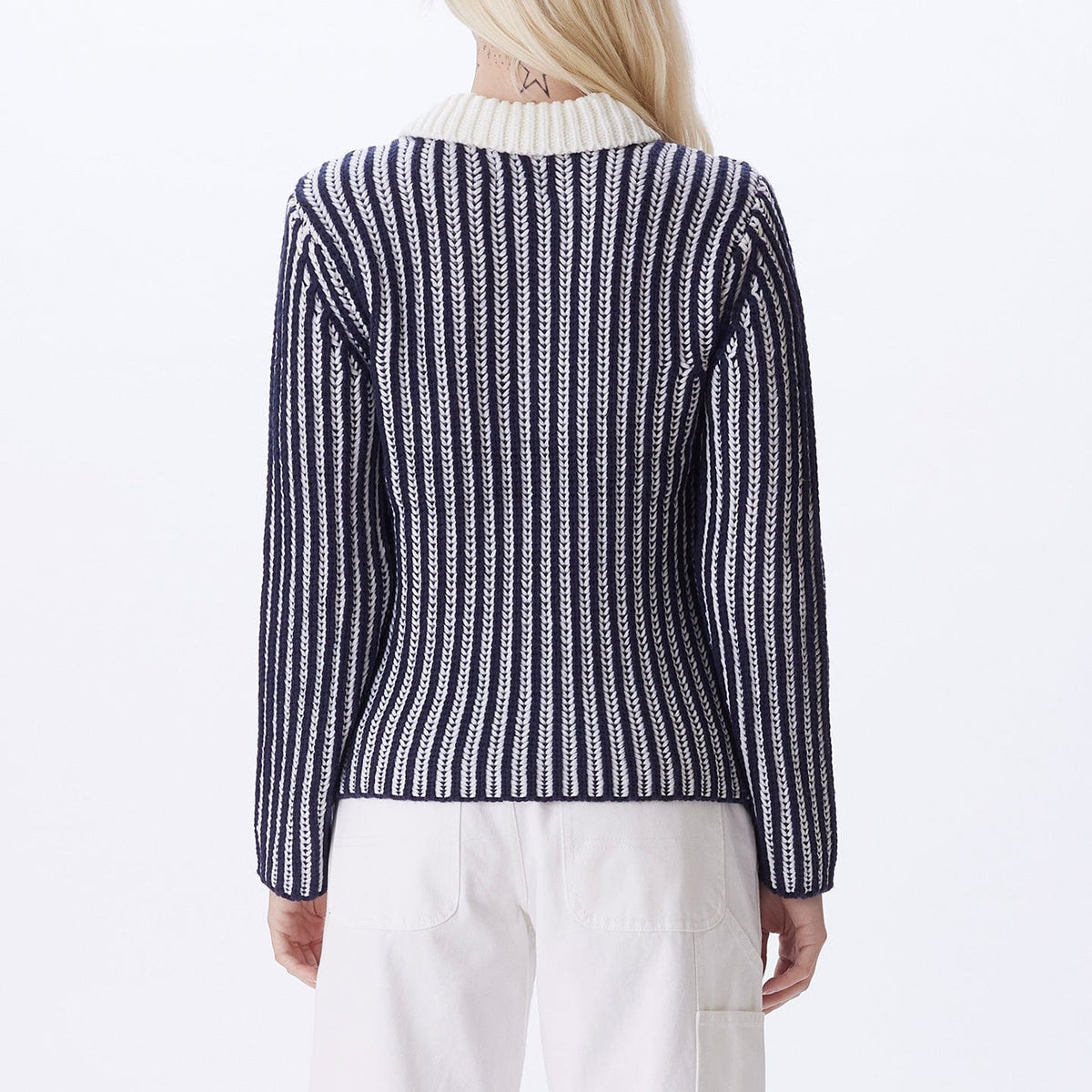 obey maglie OBEY SYLVIE POLO SWEATER