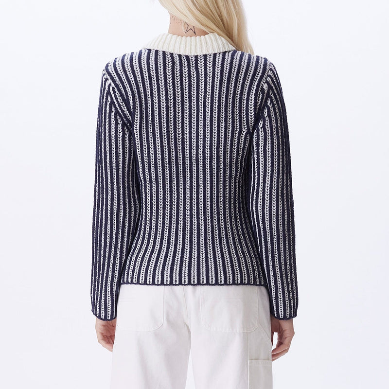 obey maglie OBEY SYLVIE POLO SWEATER