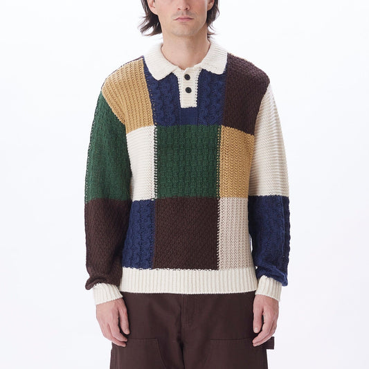 obey OLIVER PATCHWORK SWEATER foto 1