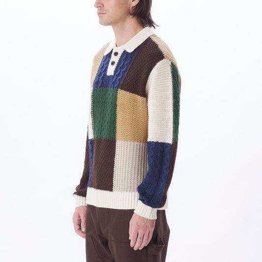obey OLIVER PATCHWORK SWEATER foto 2