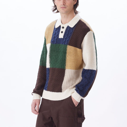 obey OLIVER PATCHWORK SWEATER foto 3