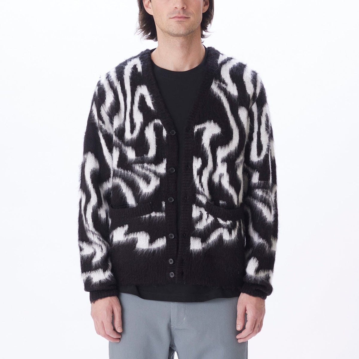 obey maglie PALLY CARDIGAN