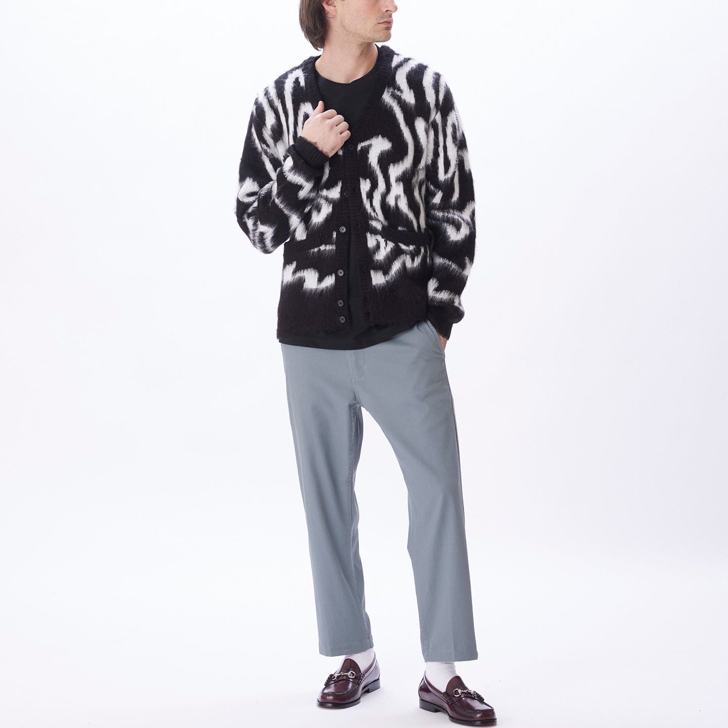 obey maglie PALLY CARDIGAN
