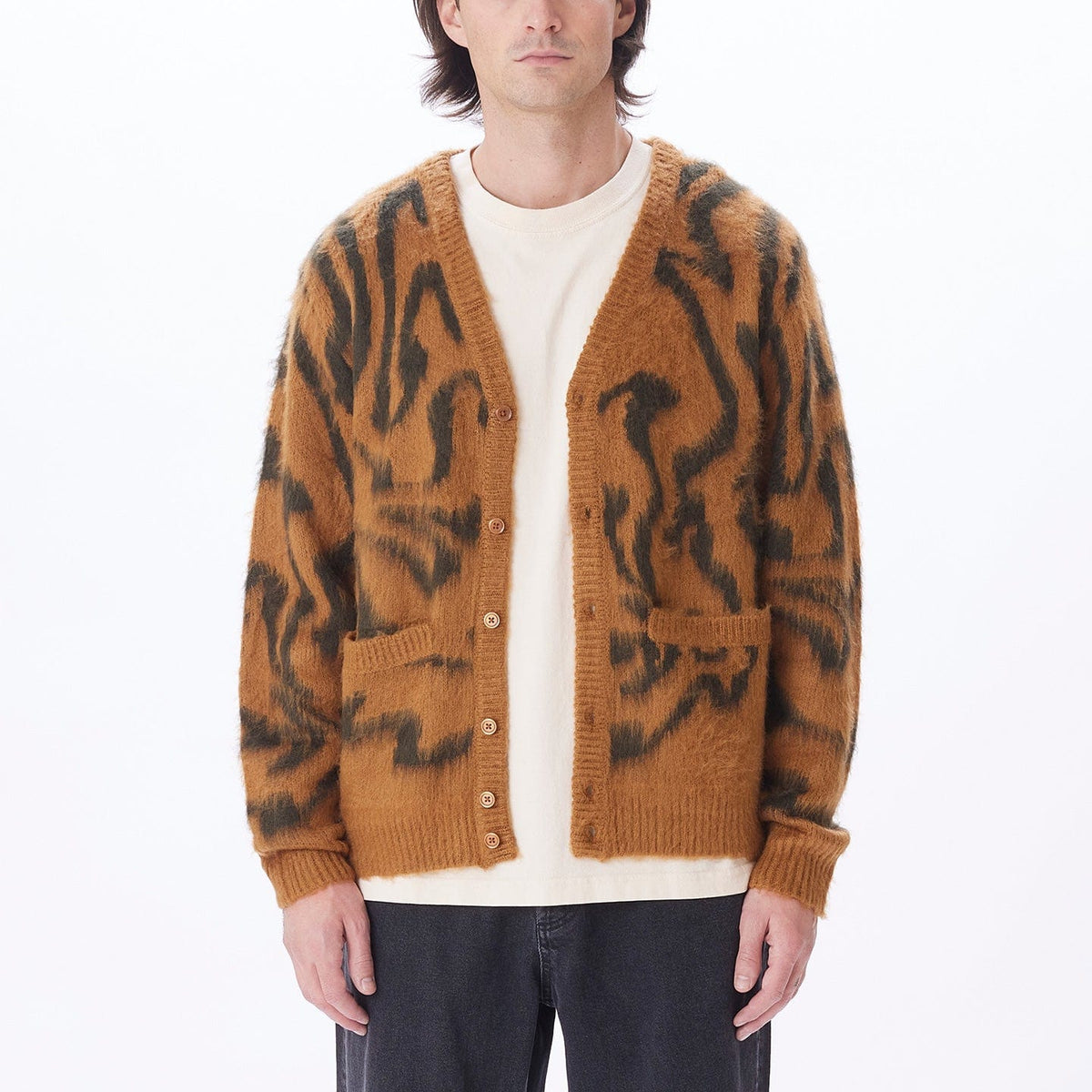 obey maglie PALLY CARDIGAN