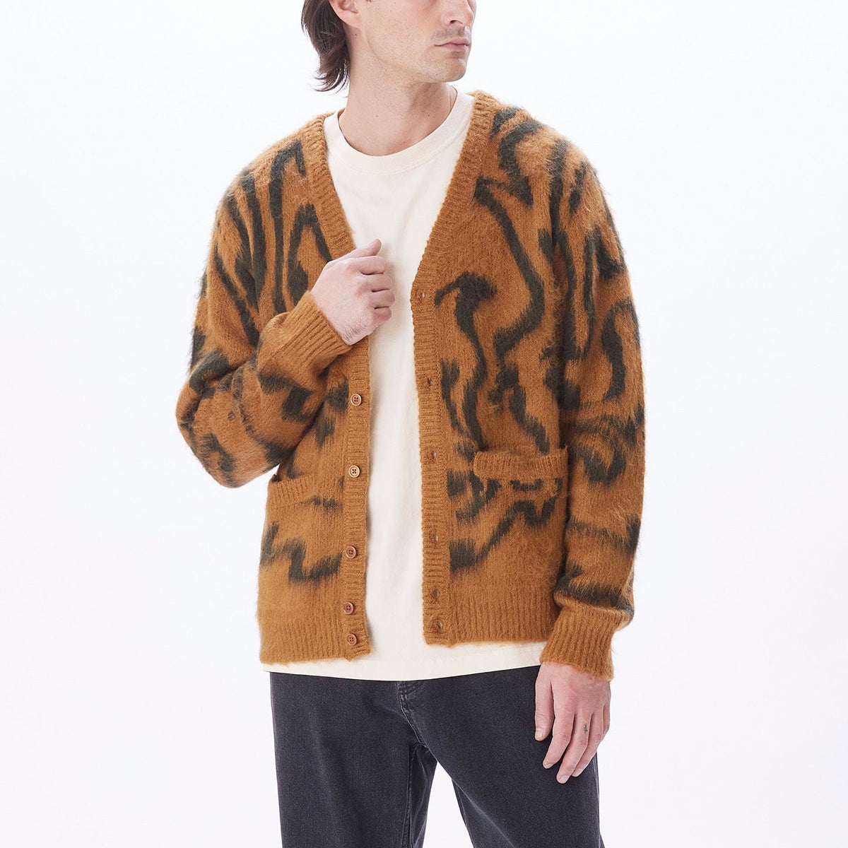 obey maglie PALLY CARDIGAN