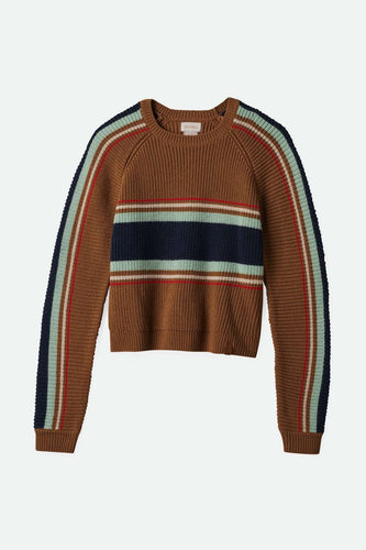 maglioni brixton RACING STRIPE CREW SWEATER