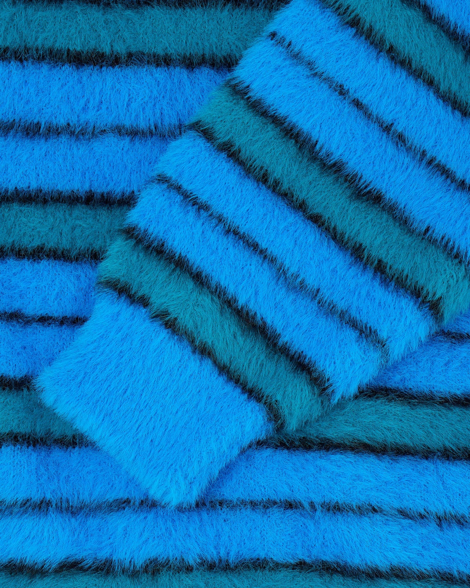 edwin maglioni Striped Hairy Sweater