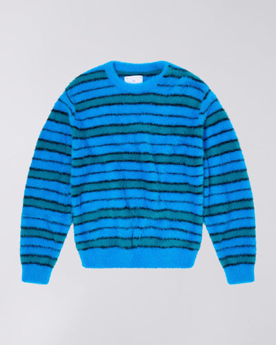 maglioni edwin STRIPED HAIRY SWEATER