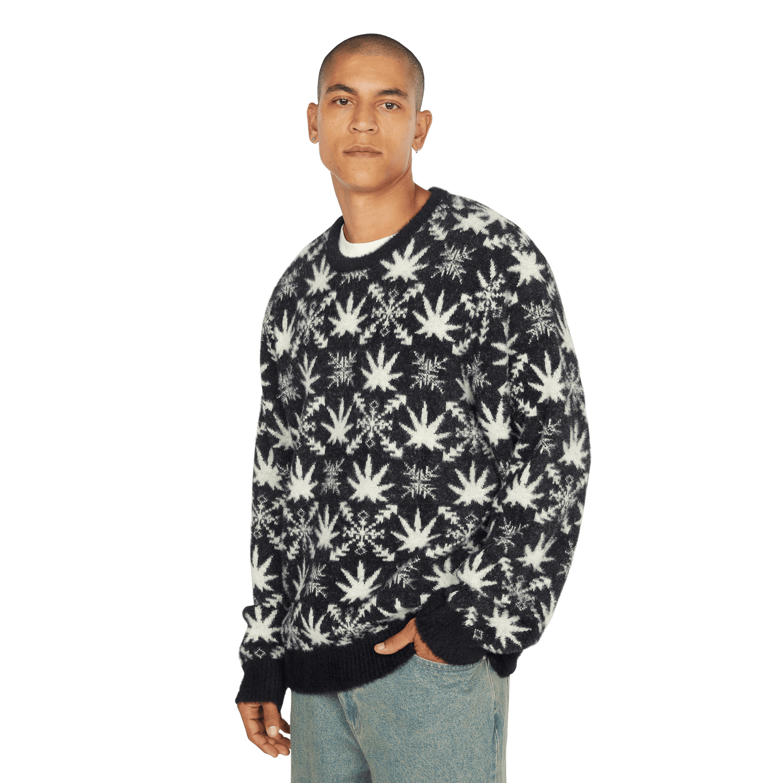 huf maglioni Arctic Plantlife Crewneck Sweater