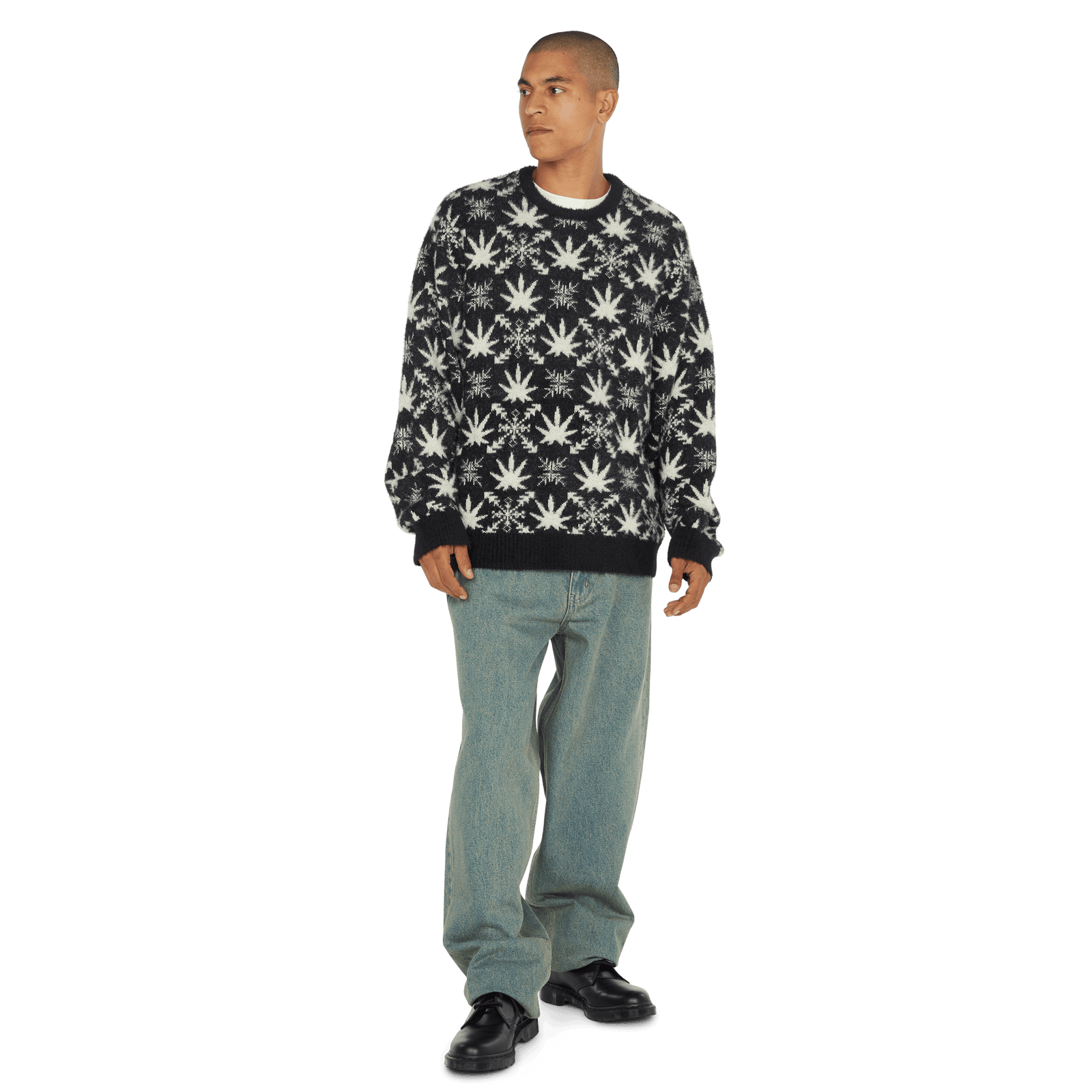 huf maglioni Arctic Plantlife Crewneck Sweater