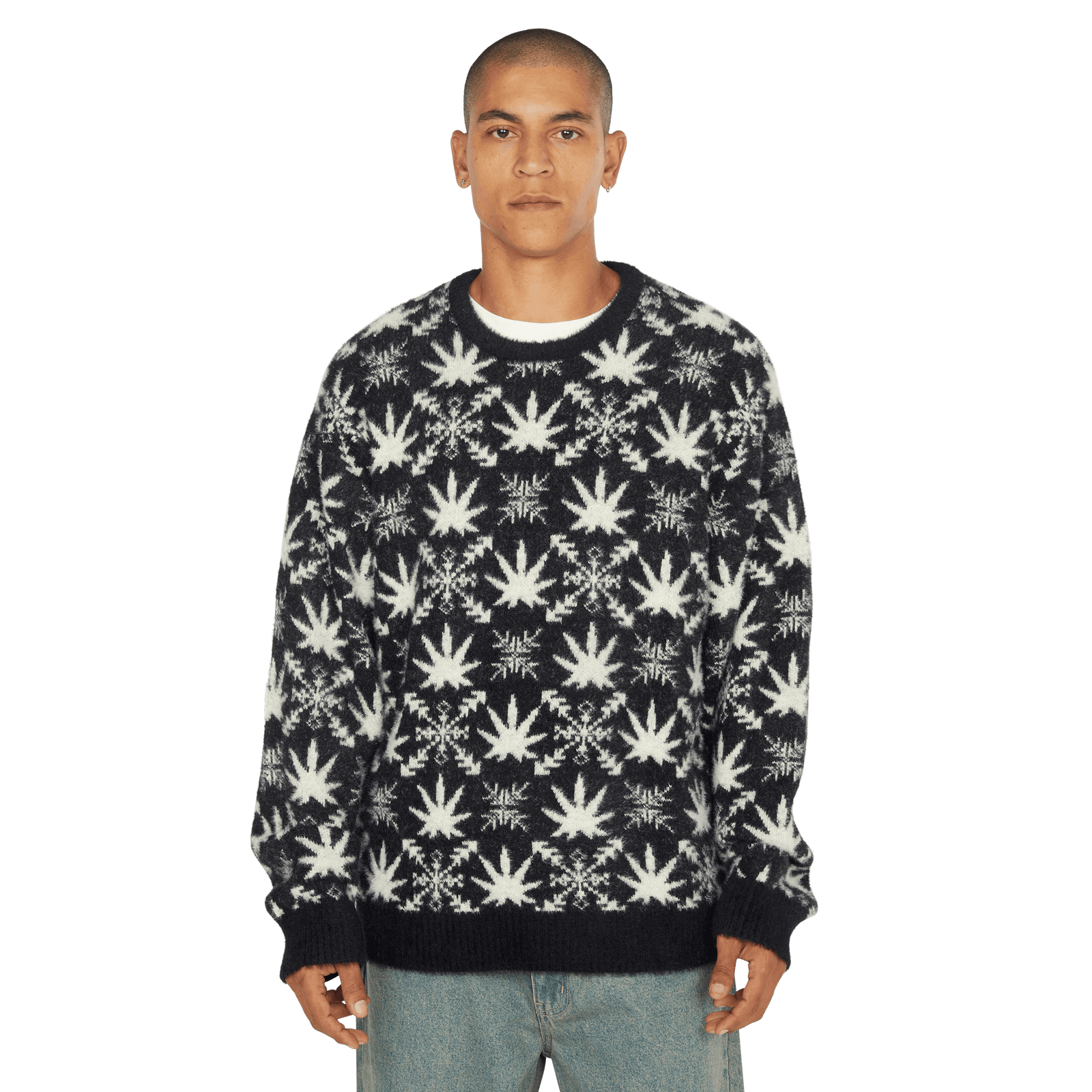 huf maglioni Arctic Plantlife Crewneck Sweater