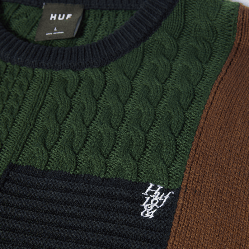 huf maglioni Columbia Cable Knit Sweater
