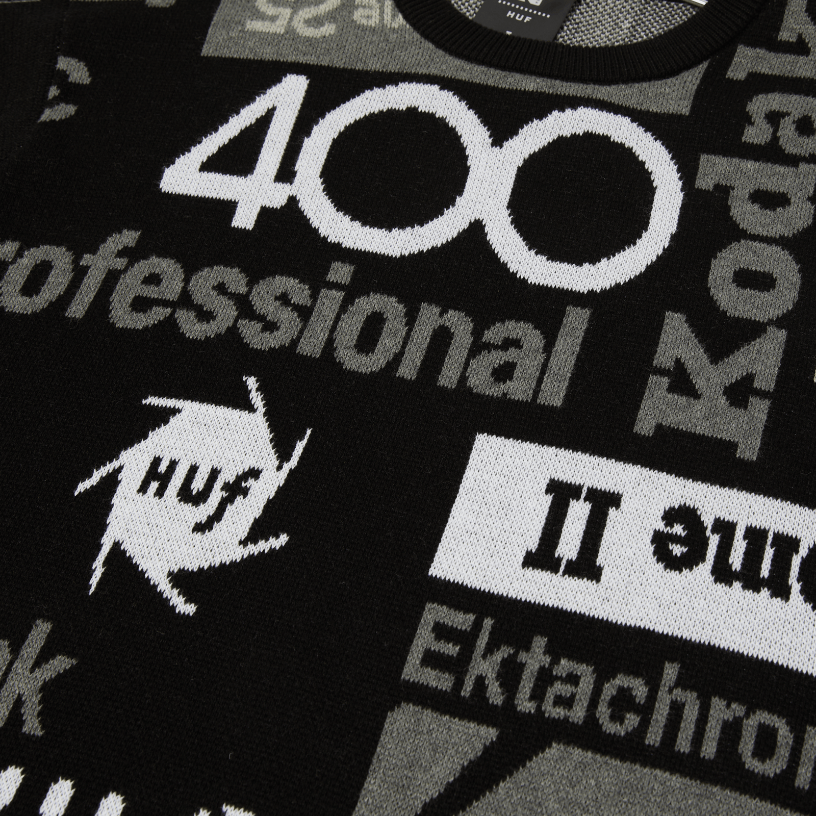 huf maglioni Dark Room Jacquard Knit Sweater