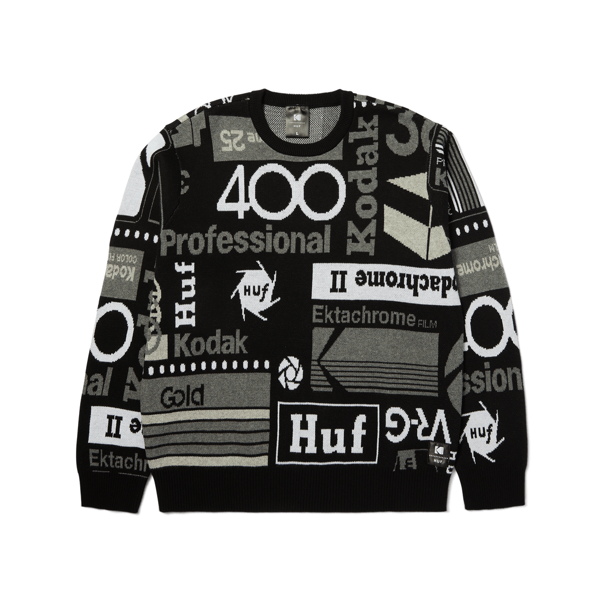 huf maglioni Dark Room Jacquard Knit Sweater