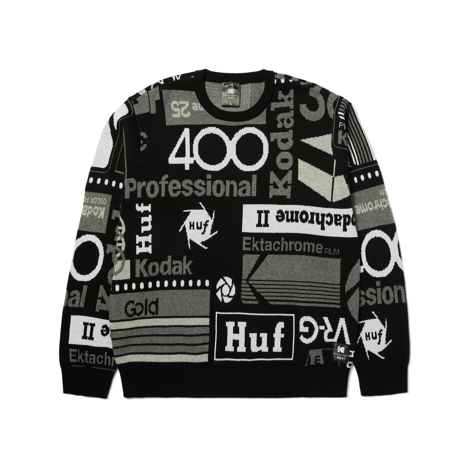 huf maglioni Dark Room Jacquard Knit Sweater