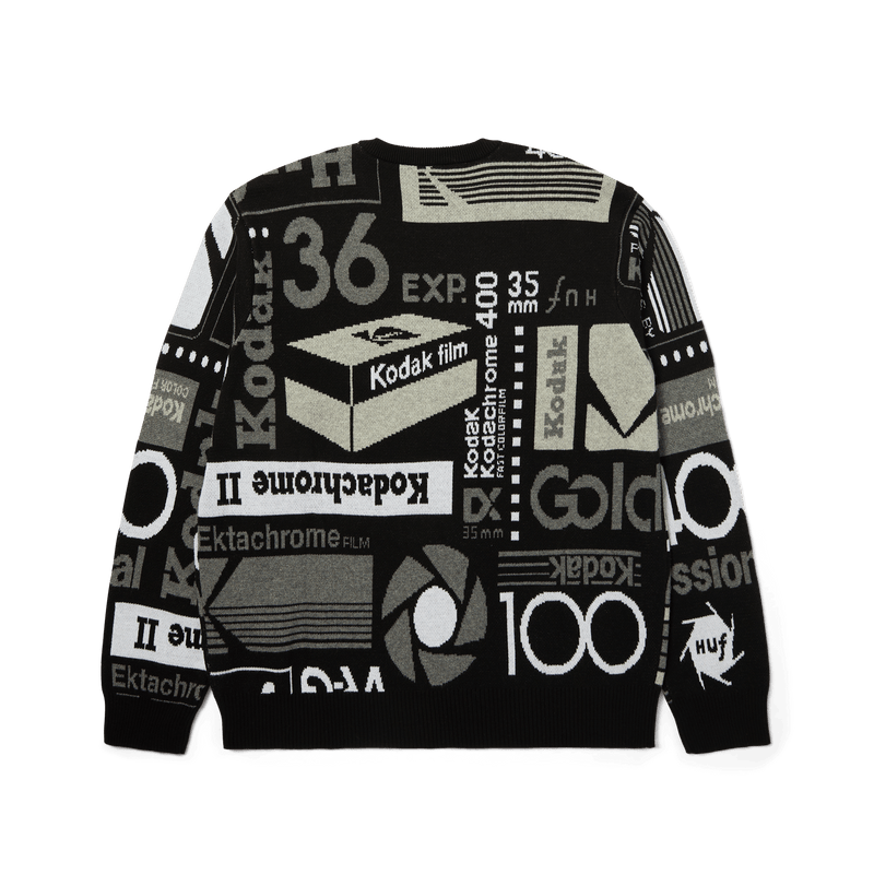 huf maglioni Dark Room Jacquard Knit Sweater
