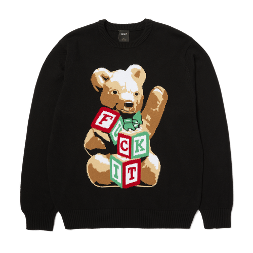 maglioni huf GIFT BEAR INTARSIA SWEATER