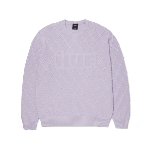 maglioni huf GRID CREWNECK SWEATER