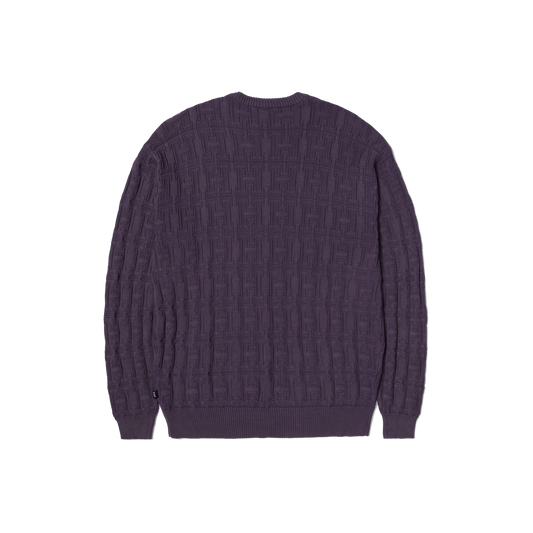 huf Interlaced Jacquard Overdyed Crew foto 2