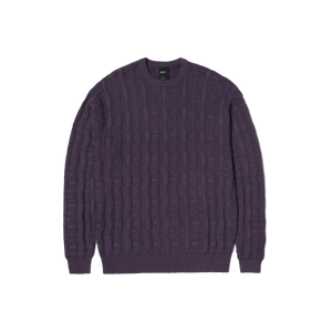 Interlaced Jacquard Overdyed Crew