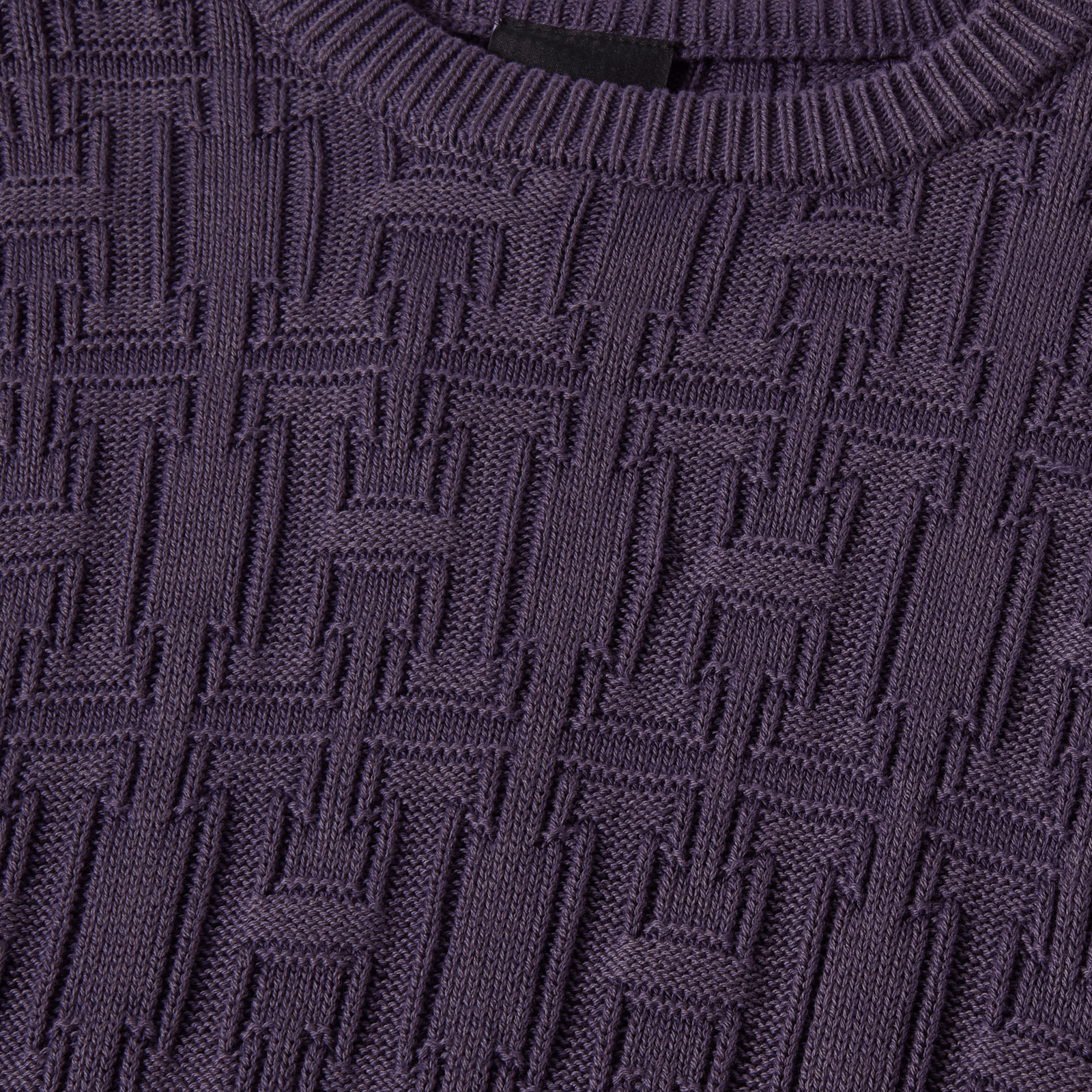 huf maglioni Interlaced Jacquard Overdyed Crew