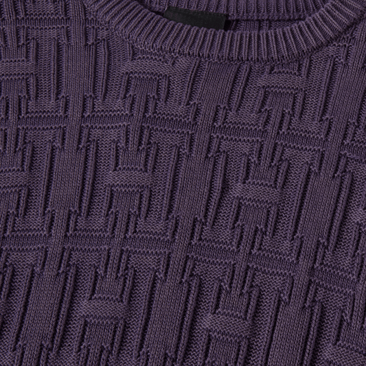 huf Interlaced Jacquard Overdyed Crew foto 3