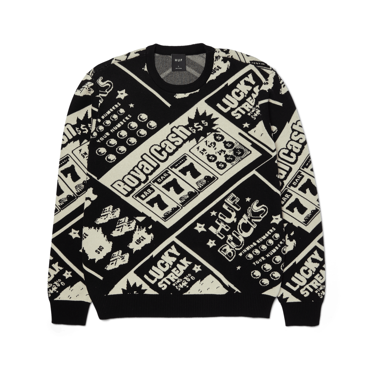 huf maglioni Lucky Crewneck Sweater