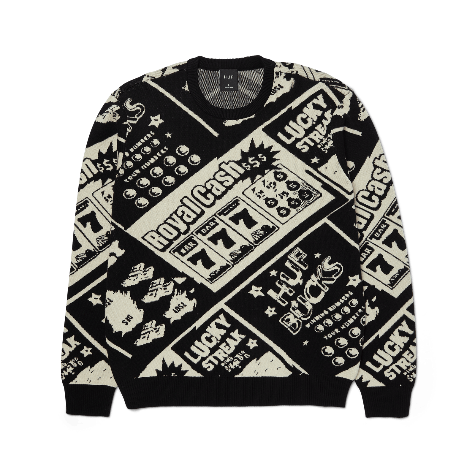 huf maglioni Lucky Crewneck Sweater