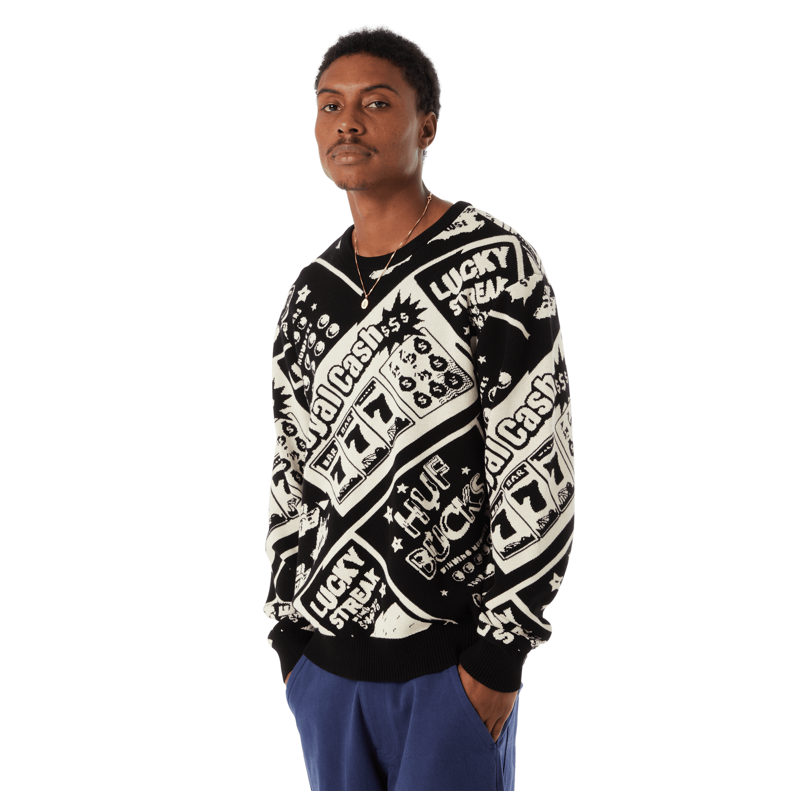 huf maglioni Lucky Crewneck Sweater
