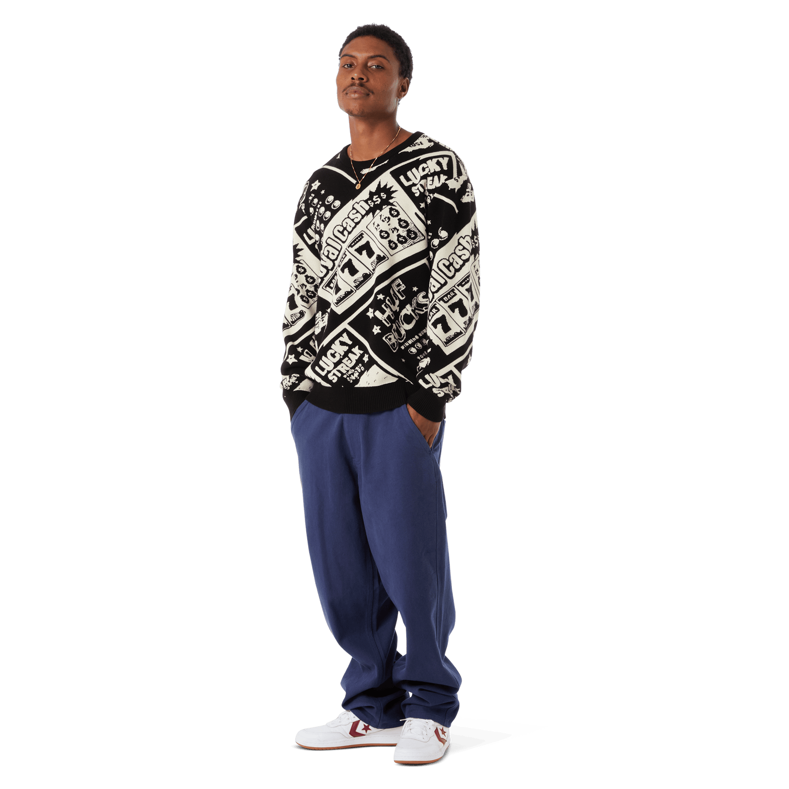 huf maglioni Lucky Crewneck Sweater