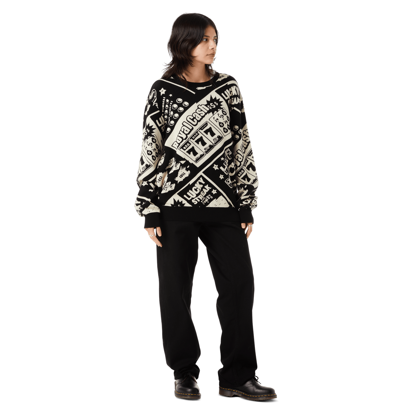 huf maglioni Lucky Crewneck Sweater