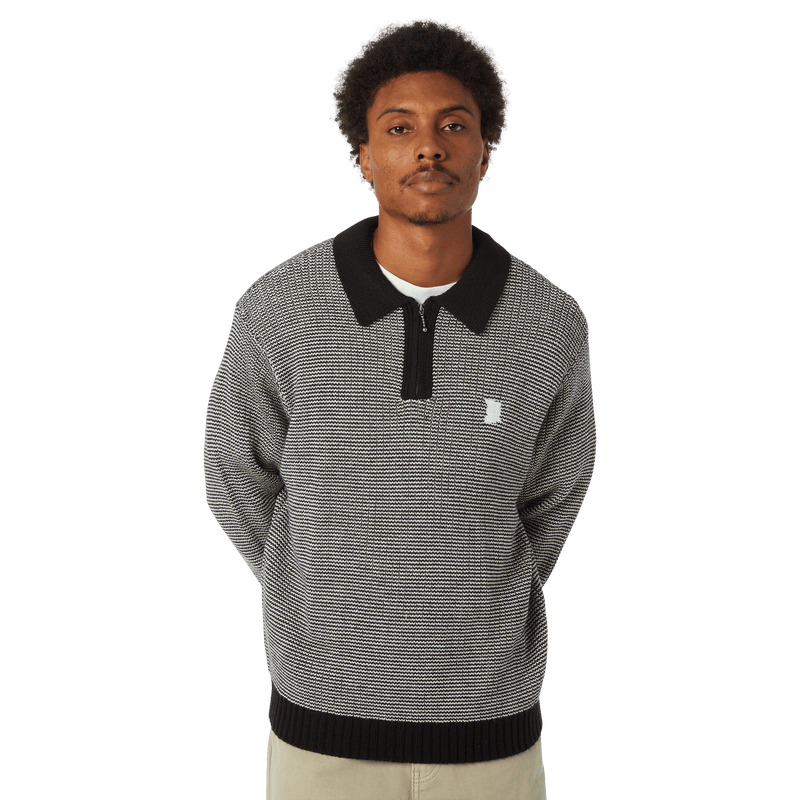 huf maglioni Megablast Two Tone Waffle Sweater