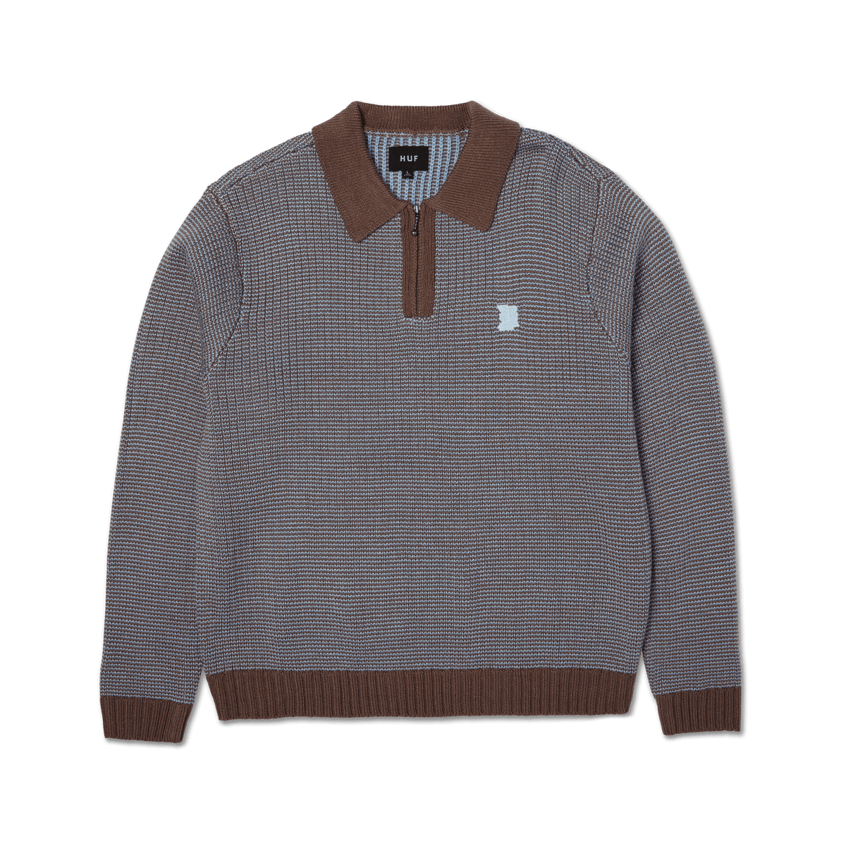huf maglioni Megablast Two Tone Waffle Sweater
