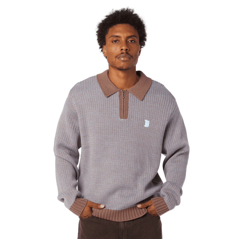 huf maglioni Megablast Two Tone Waffle Sweater