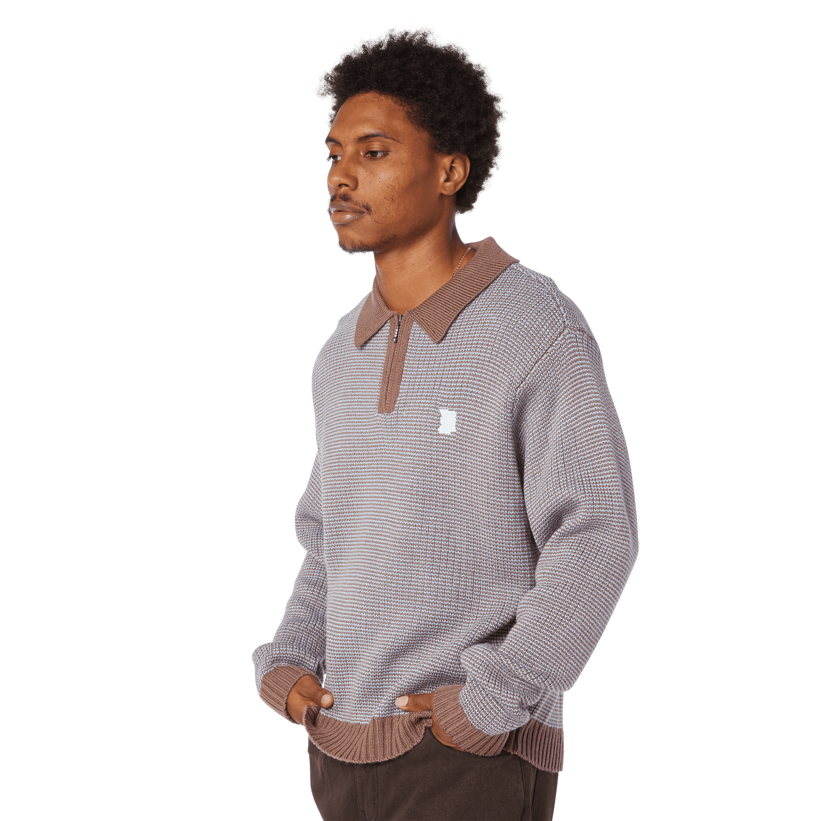 huf maglioni Megablast Two Tone Waffle Sweater