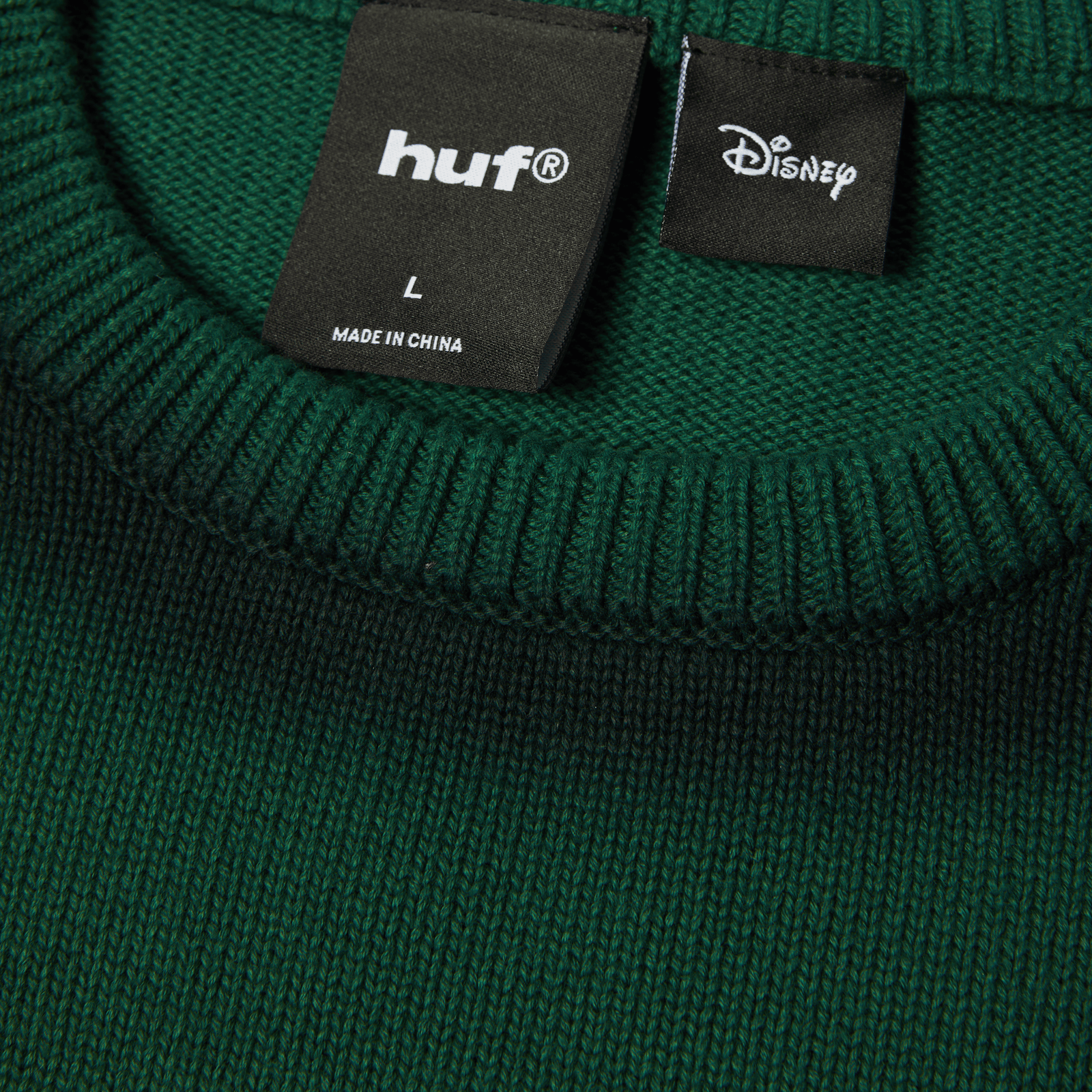 huf maglioni Mickey Spray Crewneck Sweater