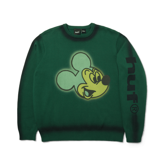 huf Mickey Spray Crewneck Sweater foto 7
