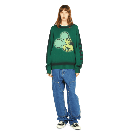 huf Mickey Spray Crewneck Sweater foto 4