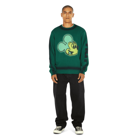 huf Mickey Spray Crewneck Sweater foto 5