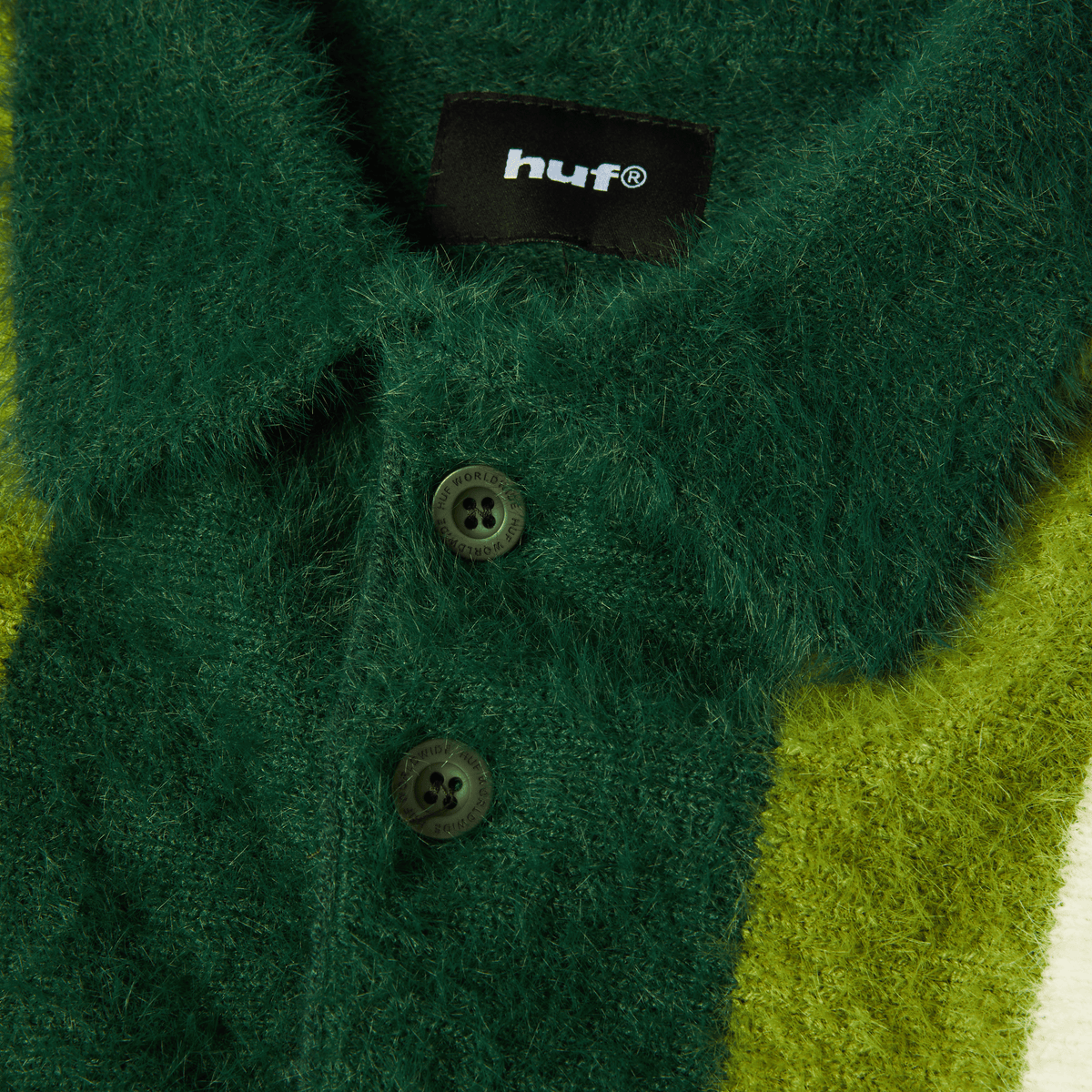 huf maglioni Milton Mohair Polo Sweater