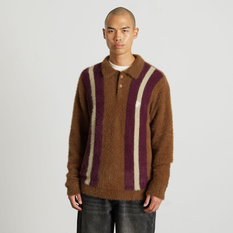 huf maglioni Milton Mohair Polo Sweater